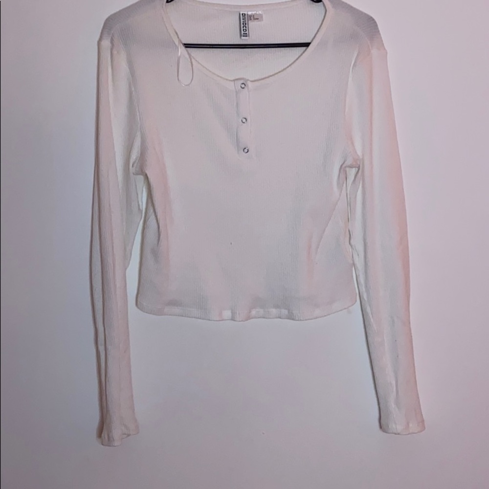 White long sleeve shirt
